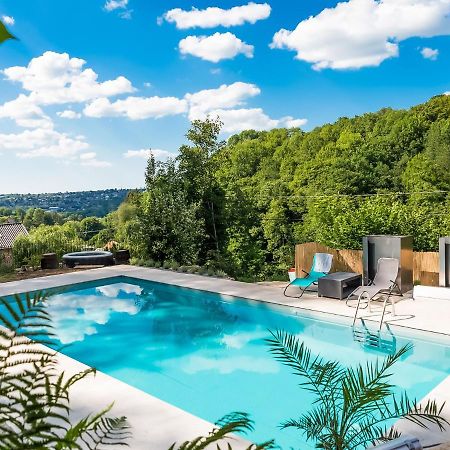 Nice Holiday Home In Nature With Sauna, Hot Tub En Swimming Pool ヴェルヴィエ エクステリア 写真